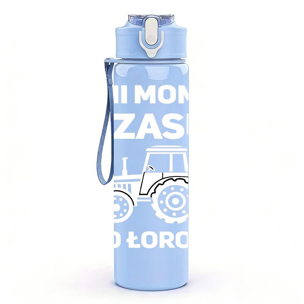 1PC Simple Signature Handwriting Print 750ml Color Plastic Sports Water Bottle Leakproof Flip Straw Lid Suitable for Sports Office Home Use