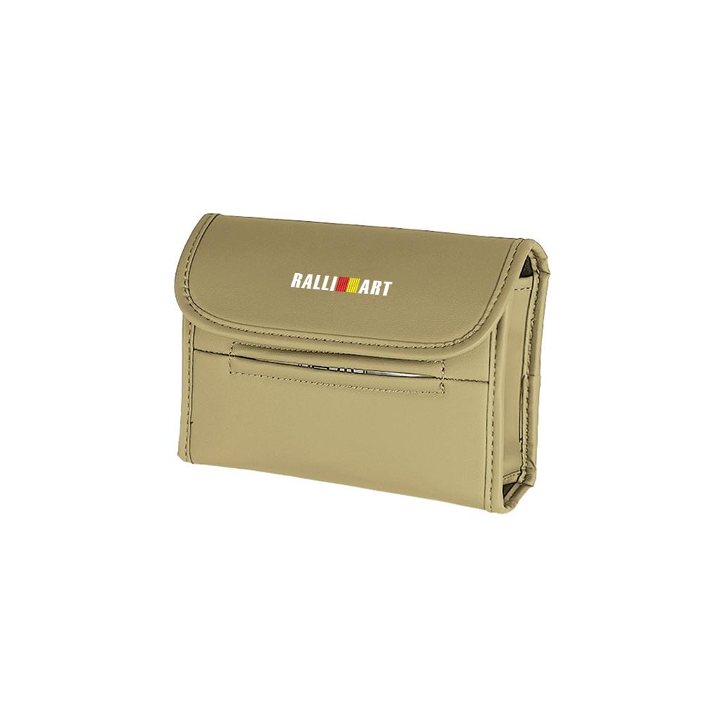 Car Tissue Box Car Seat Back Tissue Hanging Storage Bag For Mitsubishi ASX EVO Lancer EX Montero Mirage Outlander Grandis Pajero