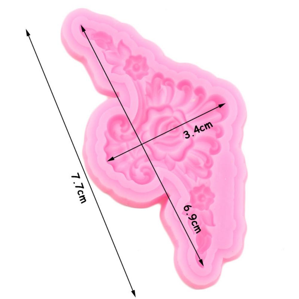 Sugarcraft цветок рельеф силиконовые формы торт границы формы для помадки инструменты для украшения торта полимерная глина формы для шоколадной мастики