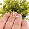 Citrine Gemstone 925 Stamped Silver Jewelry Handcrafted Partywear Ring For Women RR-57-15