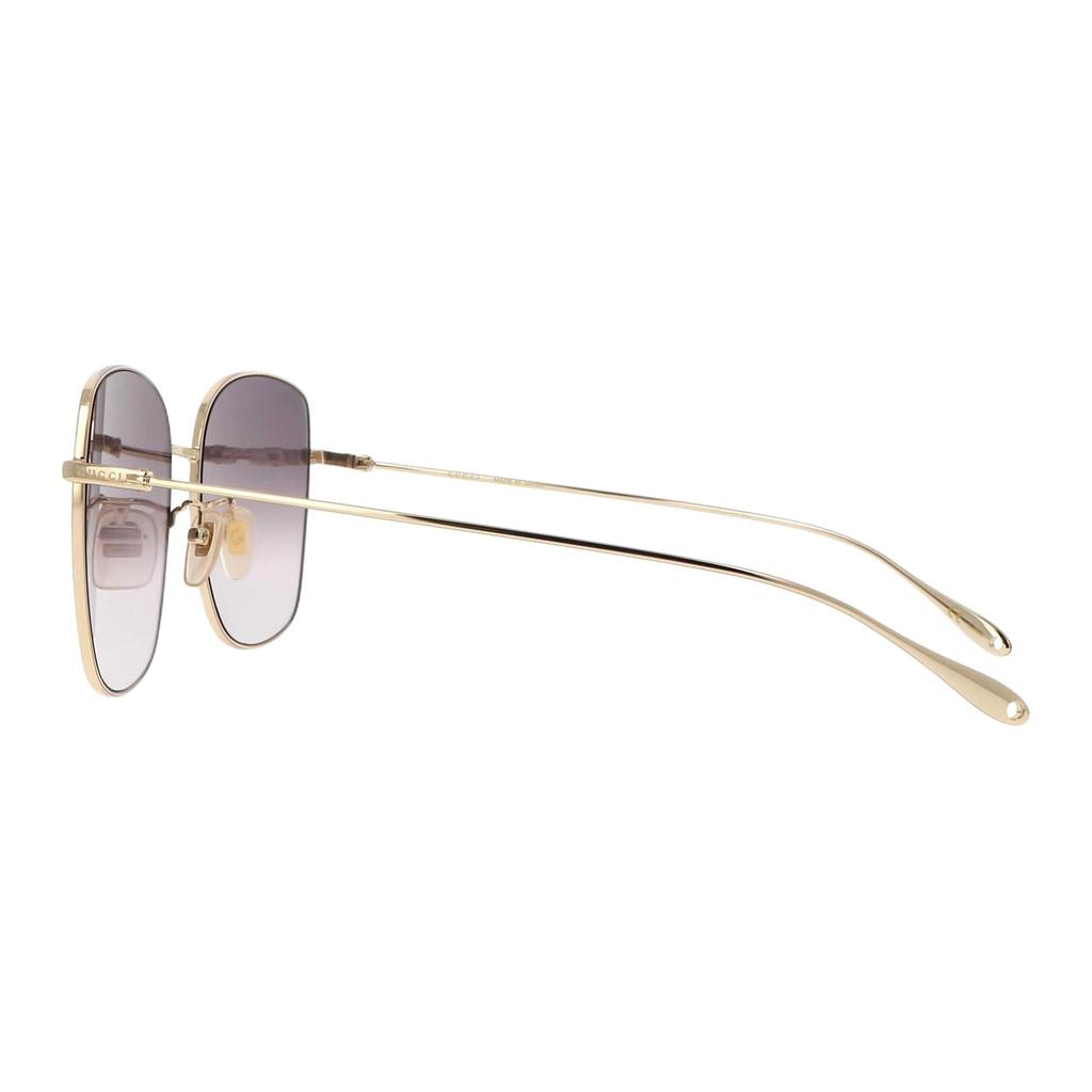 Gucci Oversized Gradient Sunglasses Gold Women Eyewear GG1030SK003