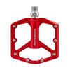 ROCKBROS Легкие плоские велосипедные алюминиевые для шоссейных, кроссовых и с подшипниками красные педали, сплав, велосипеды, велосипеды, горные велосипеды, больше, платформа, противоскользящие уплотнения,