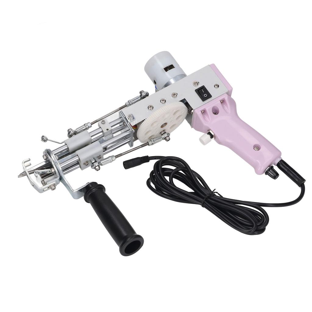 2 In 1 Rug Tufting Machine DIY Hand Crafted Adjustable Speed Electric Carpet Gun Machine for
