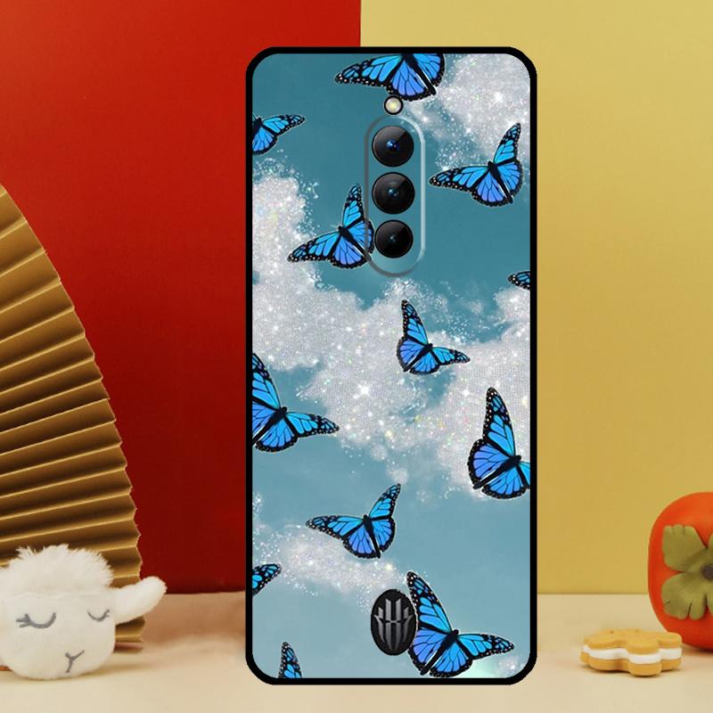 Cute Aesthetic Butterfly Case For Nubia Red Magic 10 9 8 Pro Plus 6 7 6S 7S Pro 5G 6R RedMagic 8S 9S Pro Plus Cover