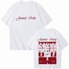 Футболка с принтом альбома Дженни Руби 2025 года Harajuku Unisex Fan Gift Tees