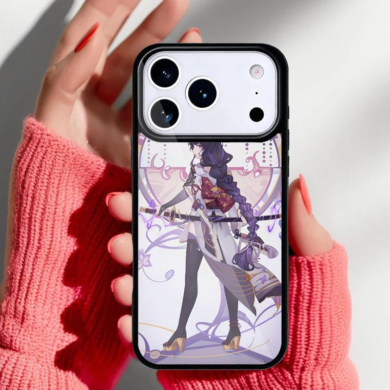Genshin Impact RAIDENSHOGUN Phone Case for iPhone 17 16 15 14 13 Pro Max Back Cover for 12 11 Pro Coque