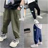 Boys' Pants, Cotton and Linen, Summer Thin Loose Casual Pants