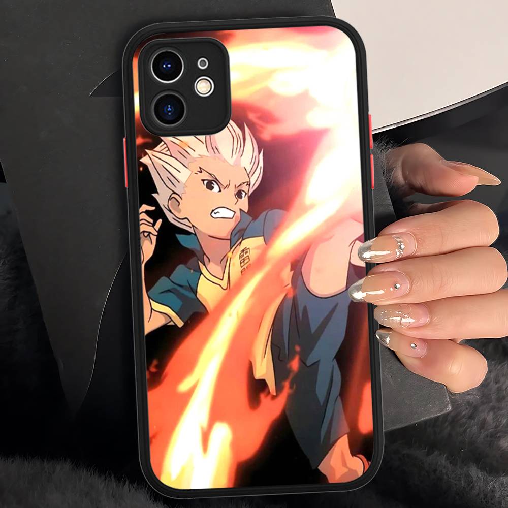 Axel Blaze Firestorm Inazuma Eleven Phone Case For IPhone 16e 16 15 14 13 12 11 Pro Max X XS Max Plus Matte Clear
