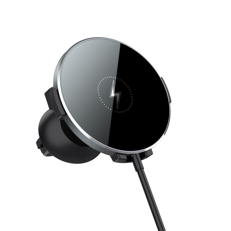 Cross-border MagSafe Car Magnetic Wireless Charger and Phone Holder for Apple 12-15.
