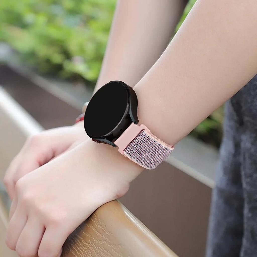 Nylon Loop For Samsung Galaxy Watch 6 5 Pro/4/classic/gear S3 Frontier/active Sport Bracelet Huawei Watch Gt2 3 22mm 20mm Strap