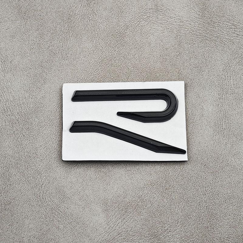 Hot 3D Metal Logo R Emblem Car Front Grill Badge Rear Trunk Sticker For Volkswagen VW Polo MK8 Passat Tiguan CC Golf R Accessori NA2