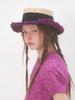 Beulaunhaes Tweed Boater Hat - Viva Magenta
