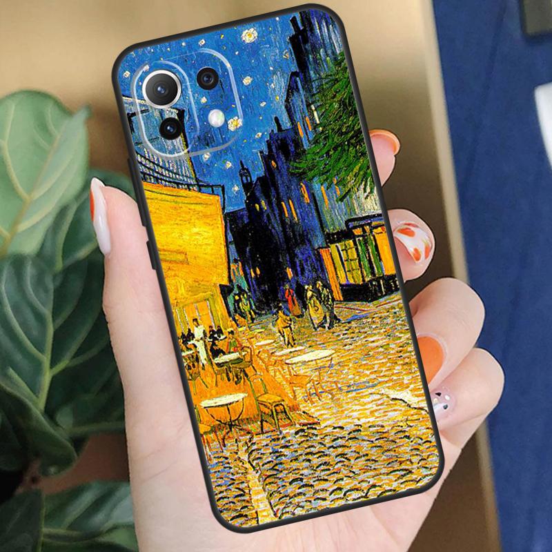 Чехол для телефона Xiaomi 15T 14T 13T Pro 14 15 Ultra 17 Pro Max POCO X7 F8 Pro X5 X6 F5 F6 F7 с картиной "Звездная ночь" Ван Гога