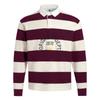 Adidas Originals Ss25 Dept. Striped Casual Fashion Loose Fit Long Sleeve Polo Shirt Men Tops KF1867