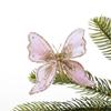 Handmade Christmas Butterfly Pendant Simulation Christmas Tree Pendant Photo Props