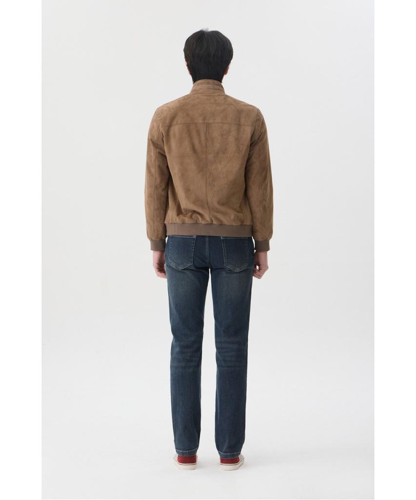 Brentwood [Boulder Leather] Goat Suede Blouson Brudx26111Bex