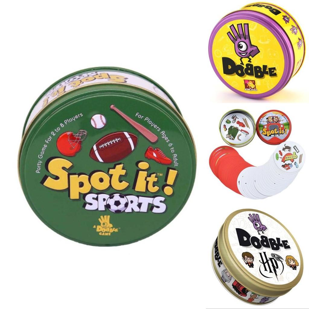 Карты для игры Dobble Spot It для захватывающего семейного веселья и быстрых визуальных задач