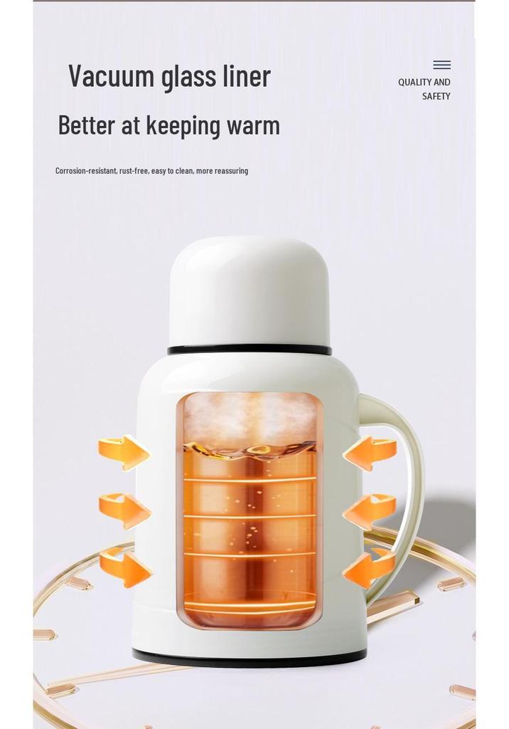 2026 Model Insulated Water Bottle - 24-Hour Warm Pot for Home & Dorm