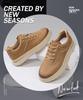 Men's Trendy Retro Leather Skate Shoes - Autumn  Collection: Thick-Soled Casual Work Footwear 2503.