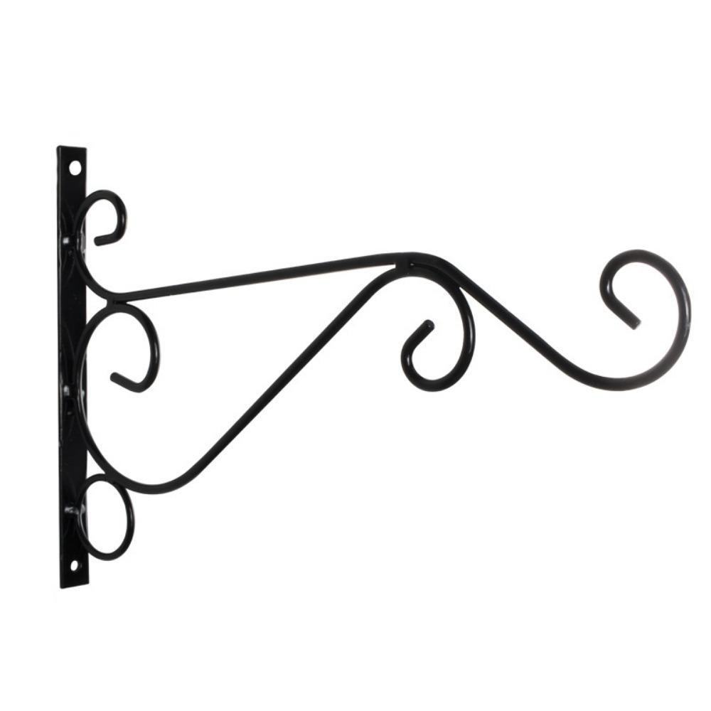 Black Garden Plant Hanger Hook Bird Wall Mounted Plant Hanger Hanging Flower Basket Brackets