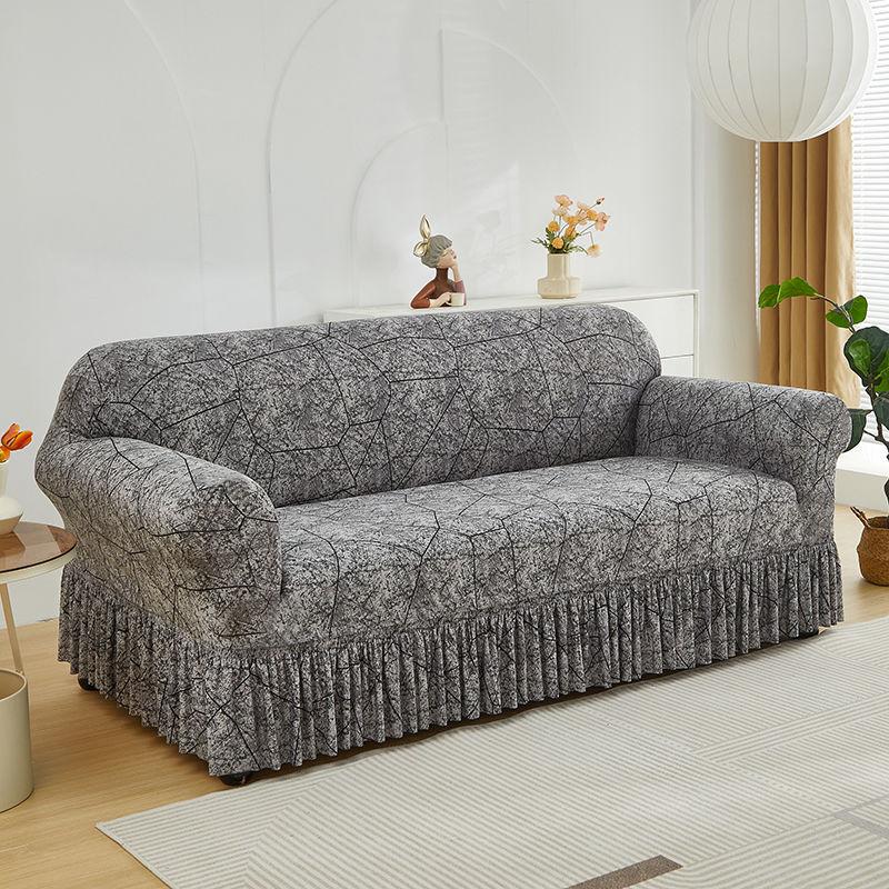 Классический чехол для дивана Stretch Fit с эластичной застежкой - моющийся чехол для дивана из полиэстера и спандекса для кресла, двухместного дивана, 3-местного или 4-местного дивана