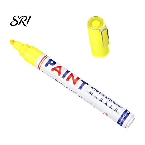 Long-lasting Tombstone Ink Marker Pen Waterproof Headstone for Restoring Faded Weather-resistant Paint Inscriptions Metallic Finish Precision