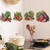 Painted Vegetables Eggplant Tomato Kitchen Restaurant Home Decoration Wall Stickers Wholesale