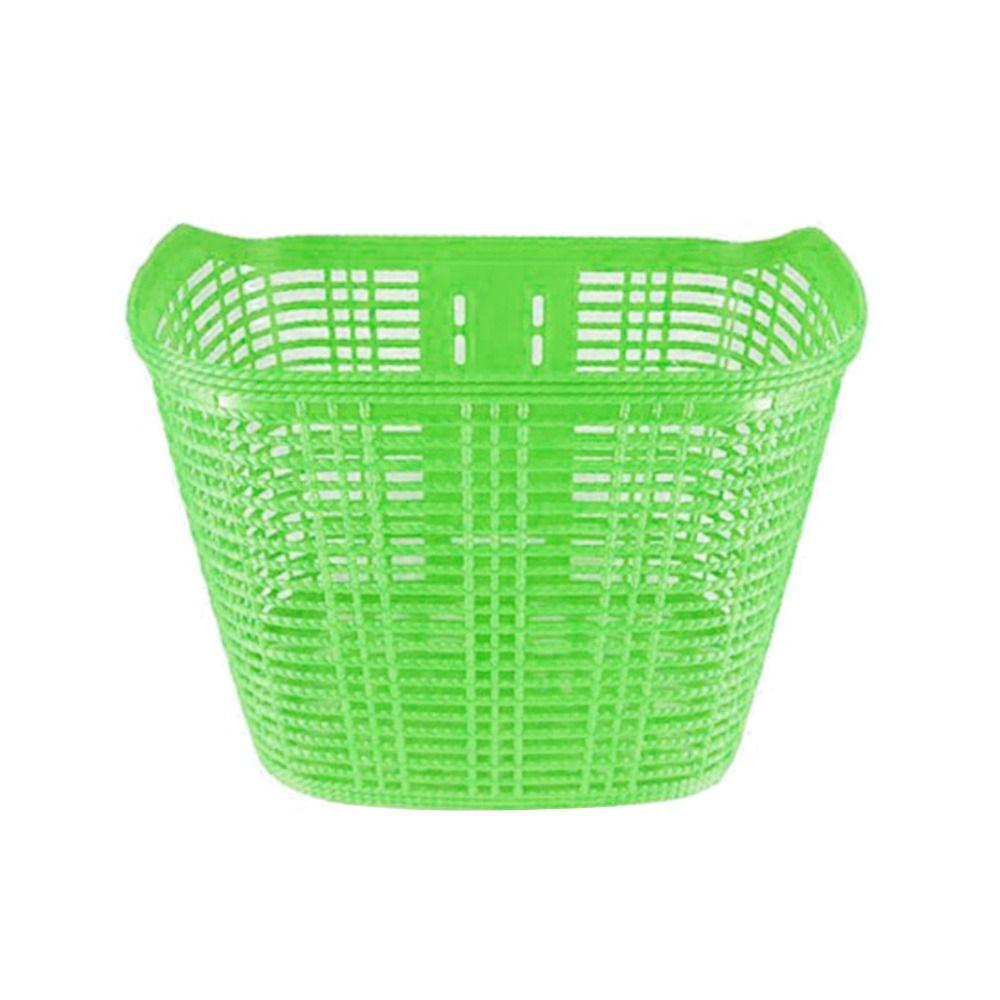 Пластиковые и железные детские велосипедные корзины для детей, разноцветные задние велосипедные аксессуары, велосипедные аксессуары