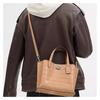 COACH handbag Willow 24 solid color twist-button zipper compartment crocodile embossed leather bucket bag tote bag tote bag shopping bag crossbody