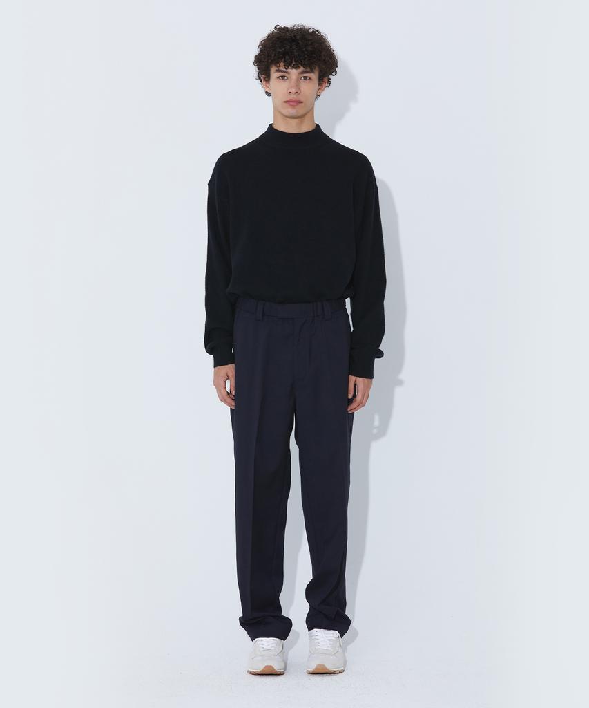 PUBLICFIGURE Wool Blend Easy Pants_Navy