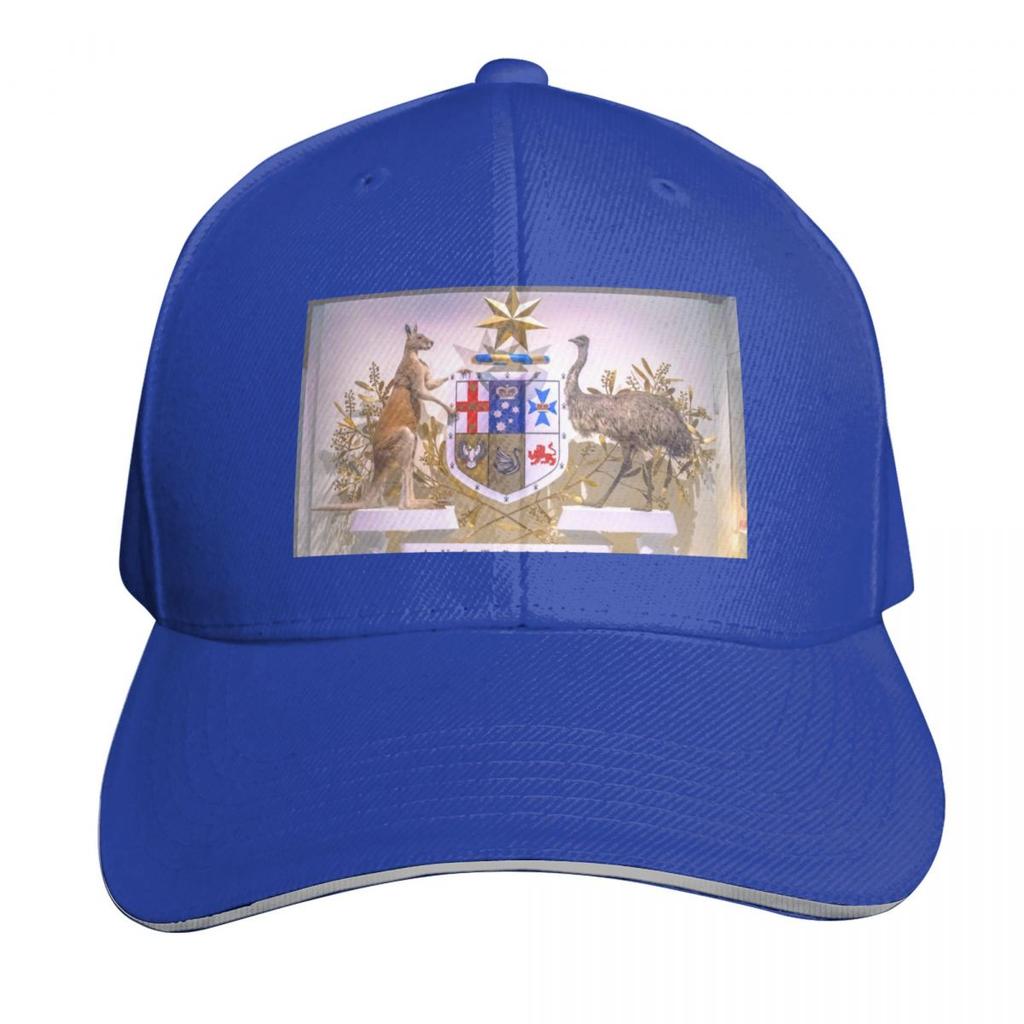 Lifelike Australian Coat of Arms Baseball Cap Icon Funny hats Luxury Unisex Hat Hat Unisex For The Sun For Girls Unisexs