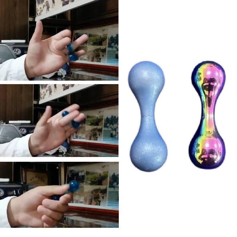 Прочный титановый сплав костяшка фиджет спиннер с красочными бусинами беглери для детей и взрослых