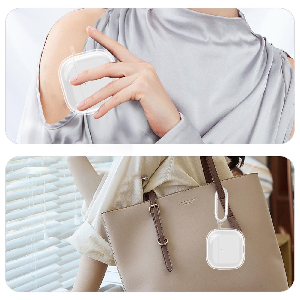 Прозрачный чехол для наушников AirPods 4 (2024) Чехол для зарядки TPU Прозрачный защитный чехол Чехол для беспроводных наушников