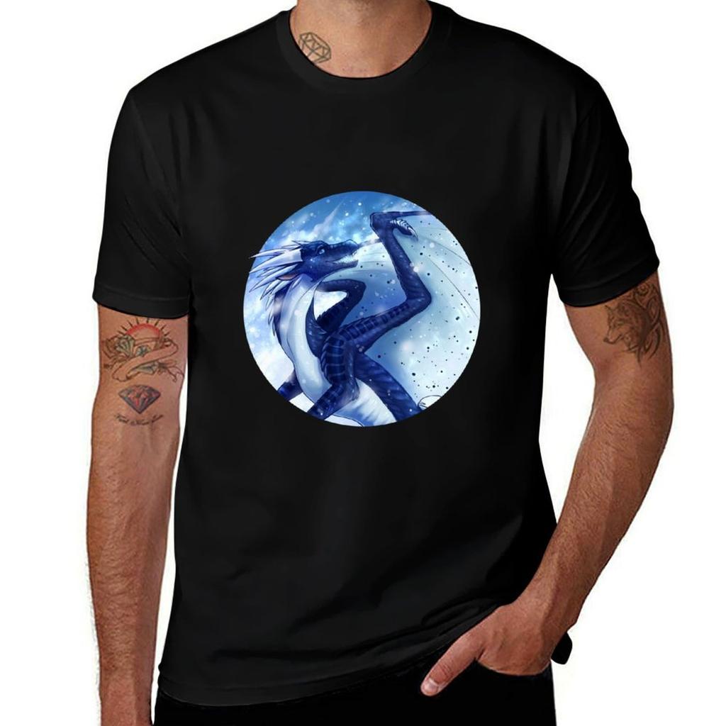 Wings Of Fire Whiteout TShirt Basic Plain Short Sleeve Crew Neck Tee