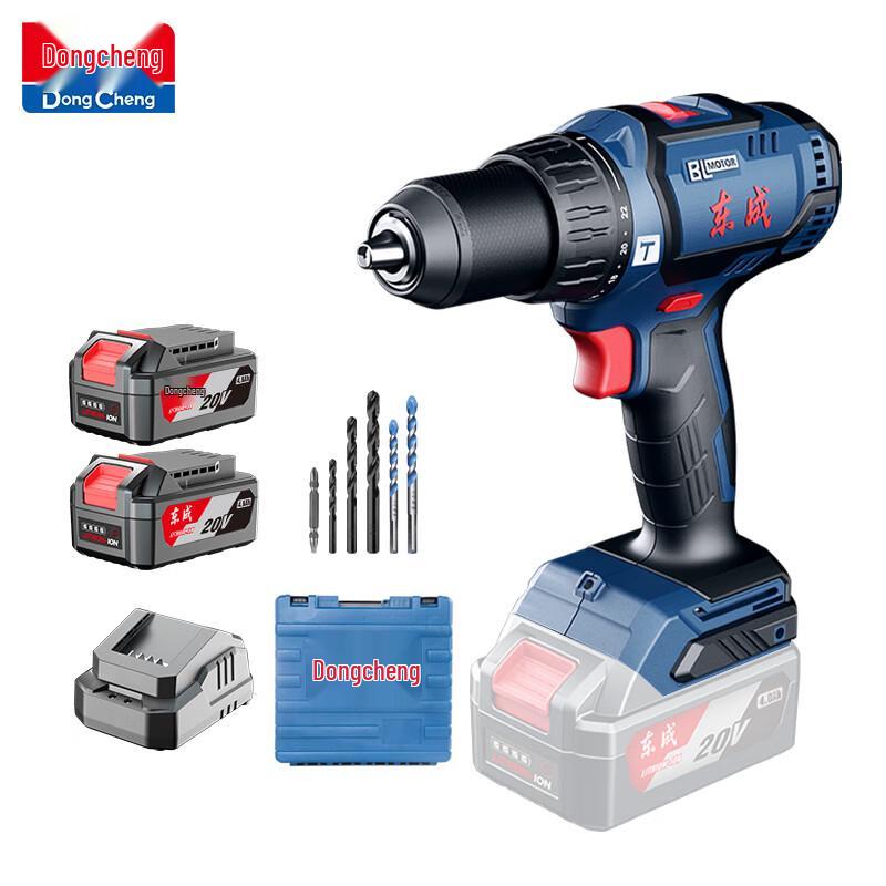 Dongcheng 20V Brushless Cordless Impact Drill CN plug (adapter included)