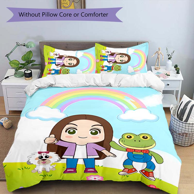 3pcs Rhene pattern bedding set duvet cover set includes duvet cover &pillowcases,perfect all season bedroom decoration&gift