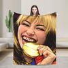 Alysa Liu Warm Blanket For Living Room  Trend Throw Blanket Winter Travel Office Flannel Bedspread
