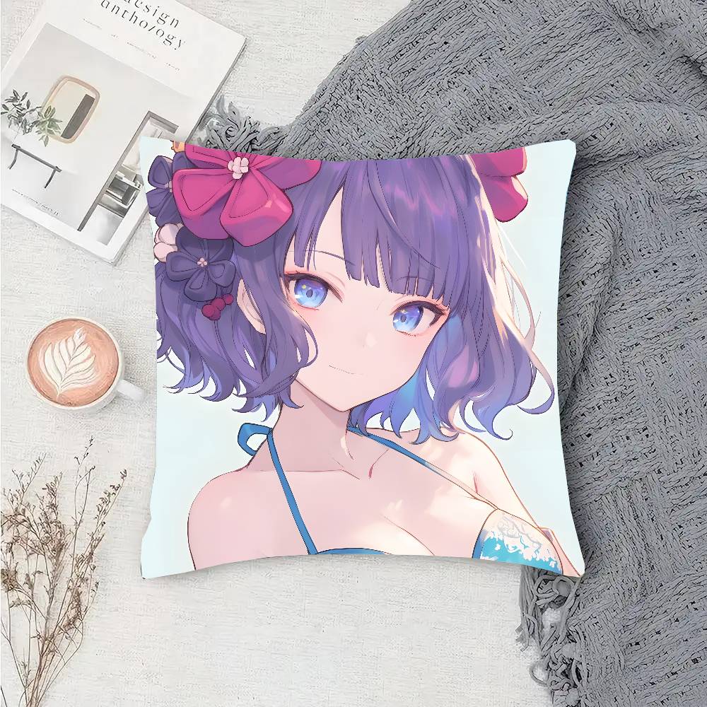 Кацусика Хокусай Анимированная игра Fate Grand Order Наволочка Модная квадратная наволочка Спальня Диван Комната Декор для дома Отдых