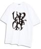 Under Off Oversized Crew Neck Smoked Short Sleeve T-Shirt White