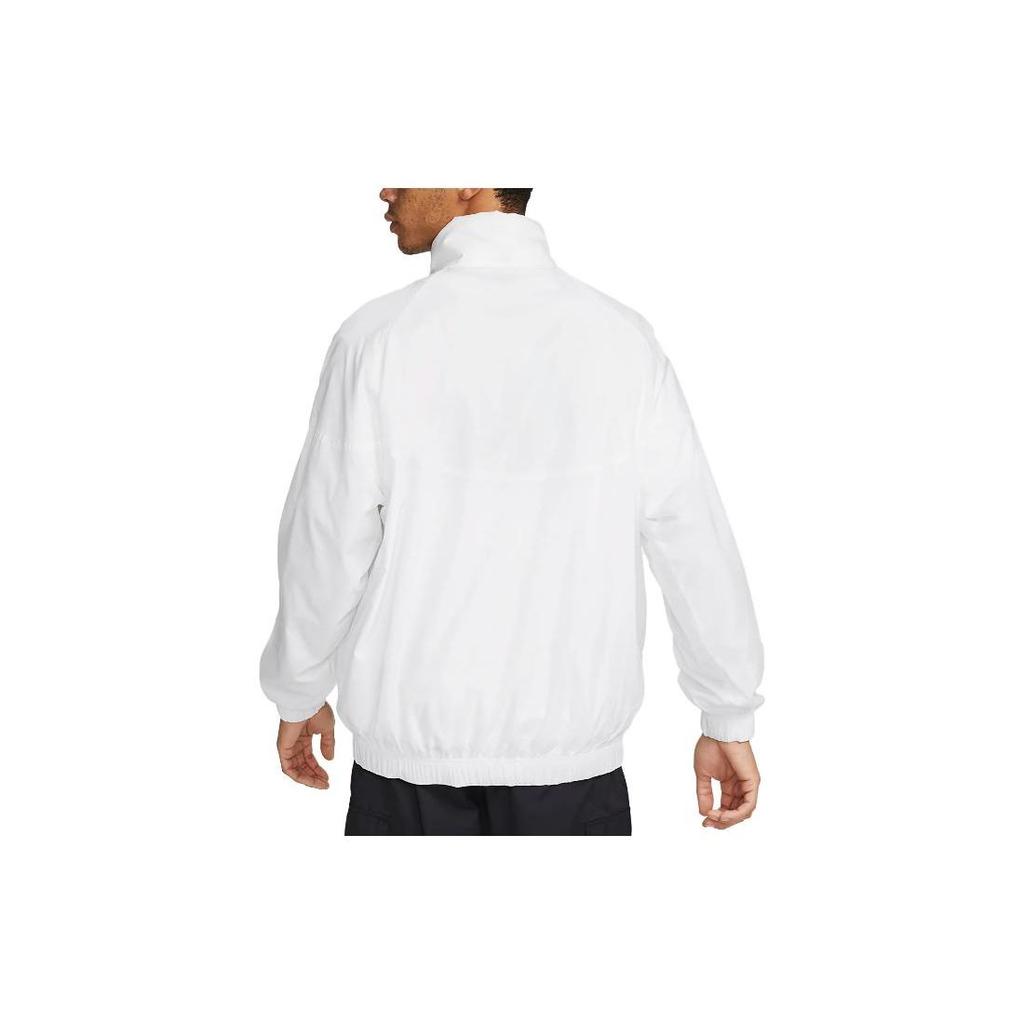 Nike Однотонная куртка на молнии с логотипом и капюшоном Мужские куртки белые DQ4910-100
