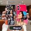 Модный прозрачный чехол Becky G из ТПУ с поддержкой MagSafe для iPhone 17 16 15 14 13 12 11 Air Pro Max Plus Mini, цветной чехол