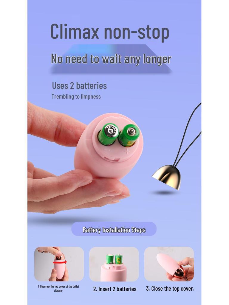 Comele Little Whale Женский многочастотный беспроводной вибратор с пультом дистанционного управления