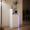 LED Sideboard White 42.5x34x100 cm Engineered Wood