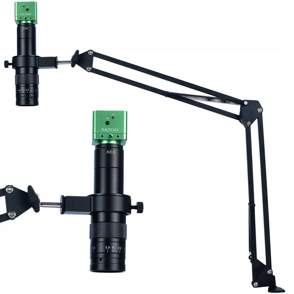 Rosfix Zestaw Do Mikroskopii Cyfrowej – Regulowany Wysięgnik ODM-180X 50mm | Platforma ODM-100X 50mm I 40mm | Kamera Draco RED PRO 2MP