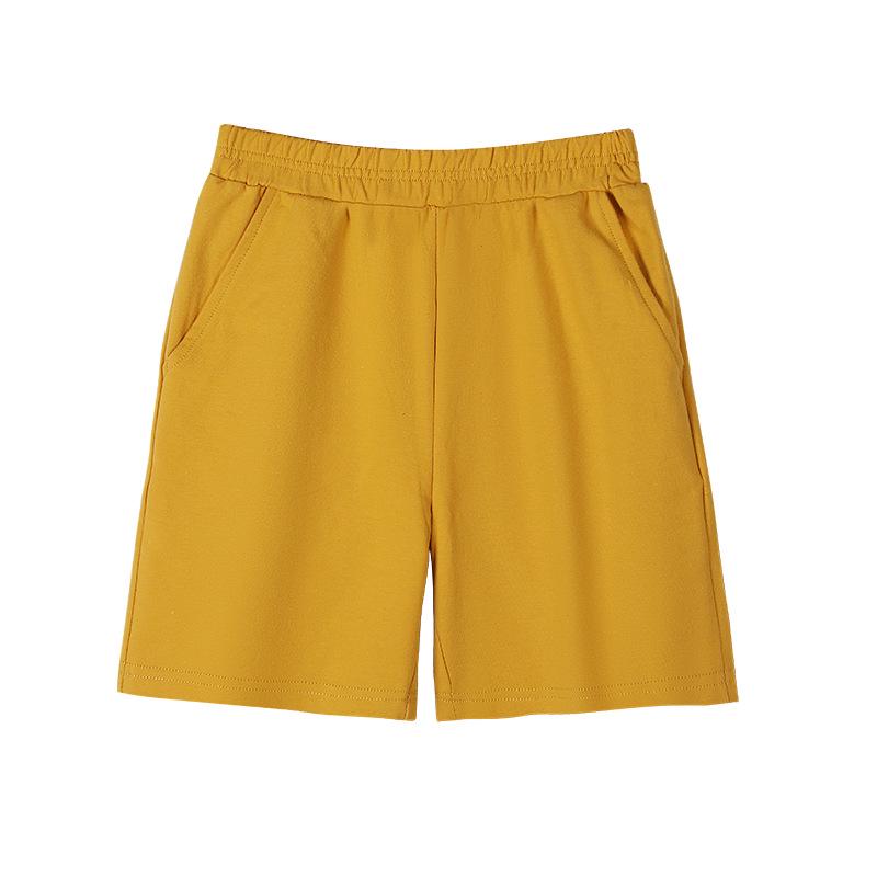 Корейские повседневные шорты из хлопкового терри с высокой посадкой - Летний стиль для родителей и детей