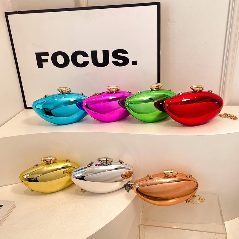 Персонализированная акриловая сумка манго женская 2025 новая европейская и американская модная нишевая сумка через плечо конфетного цвета сумка-мессенджер вечерняя сумка