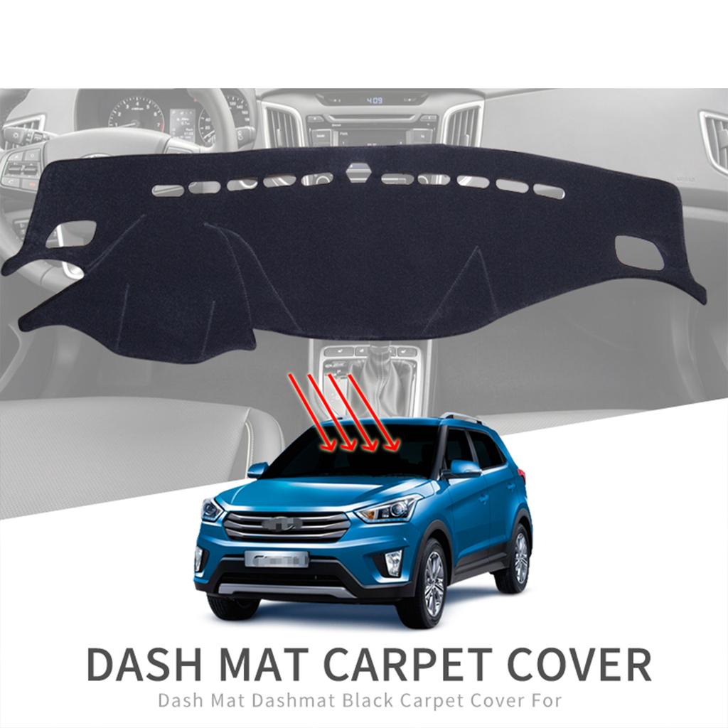 Коврик на приборную панель автомобиля для Hyundai Creta 2014 2015 2016 2017 2018 2019 2020 Защитный коврик от солнца на панель Dash Mat Dashmat