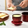 Банка для масла Керамическая банка для намазываемого масла Декоративная герметичная емкость для масла Керамическая емкость для масла для украшения