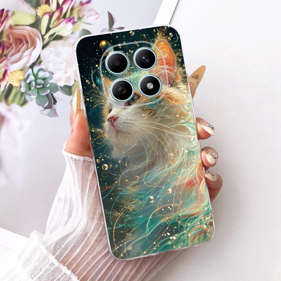 Для Xiaomi Redmi Note 15 Pro 4G Чехол Милый Кот Модный Расписной Чехол Мягкий Силиконовый Чехол Для Redmi Note 15 Pro Plus Note15 5G Сумки