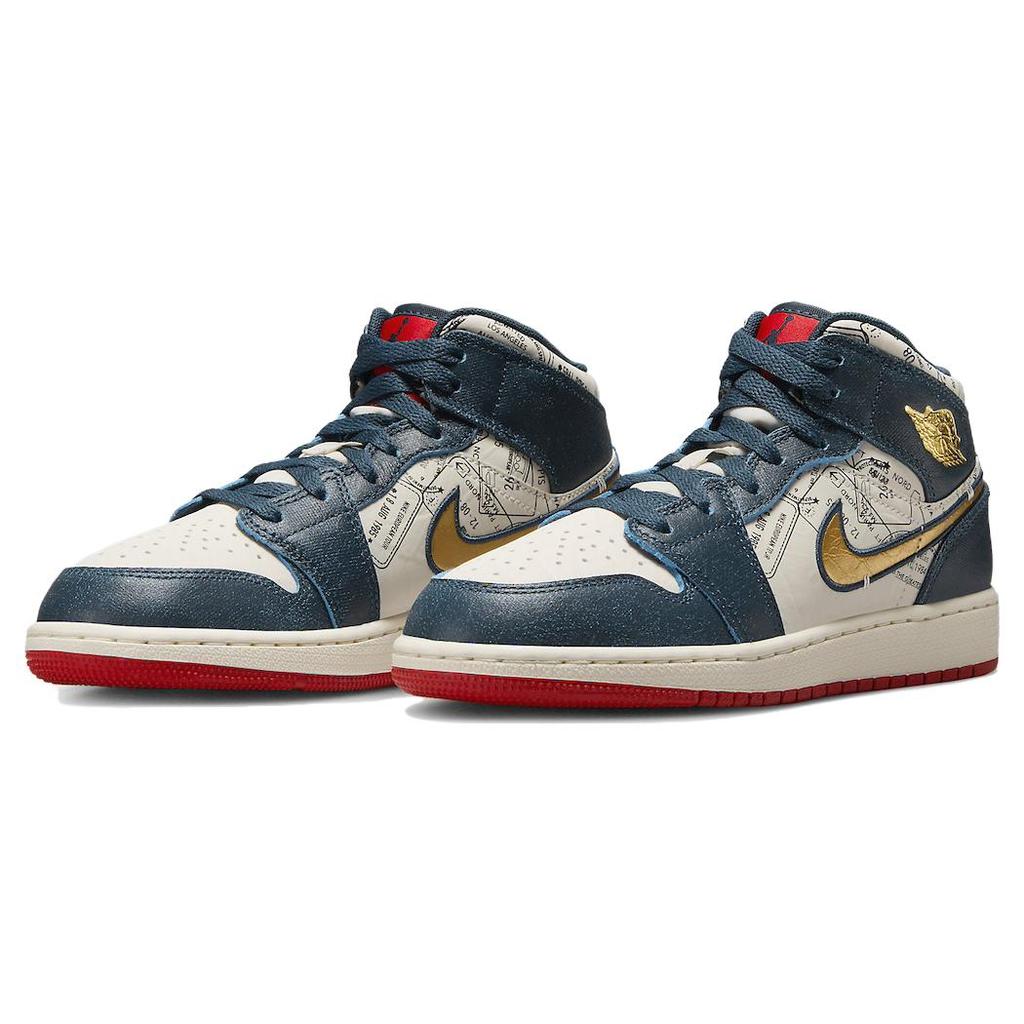 Новые Air Jordan 1 Mid SE Take Flight GS FN1353-400